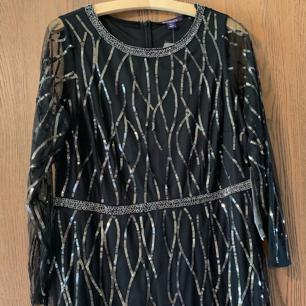Formal long dress. Roamans.  Size 14w.  New Year’s Eve!